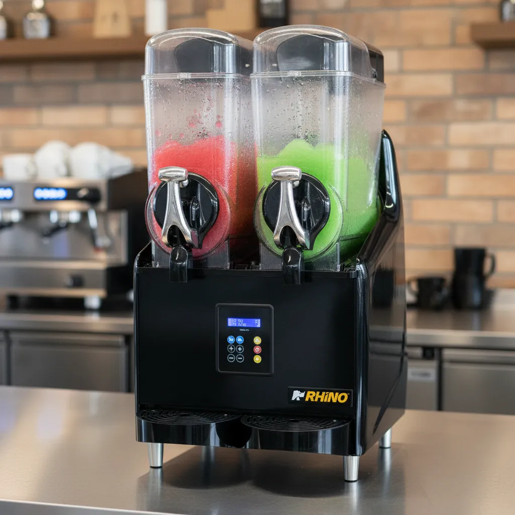 Máquina Granizadora Comercial Rhino 2 Tanques Magra-2TX