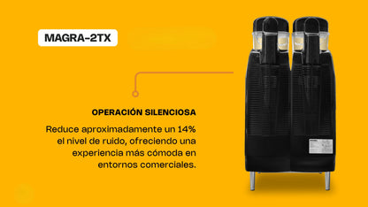 Máquina Granizadora Comercial Rhino 2 Tanques Magra-2TX