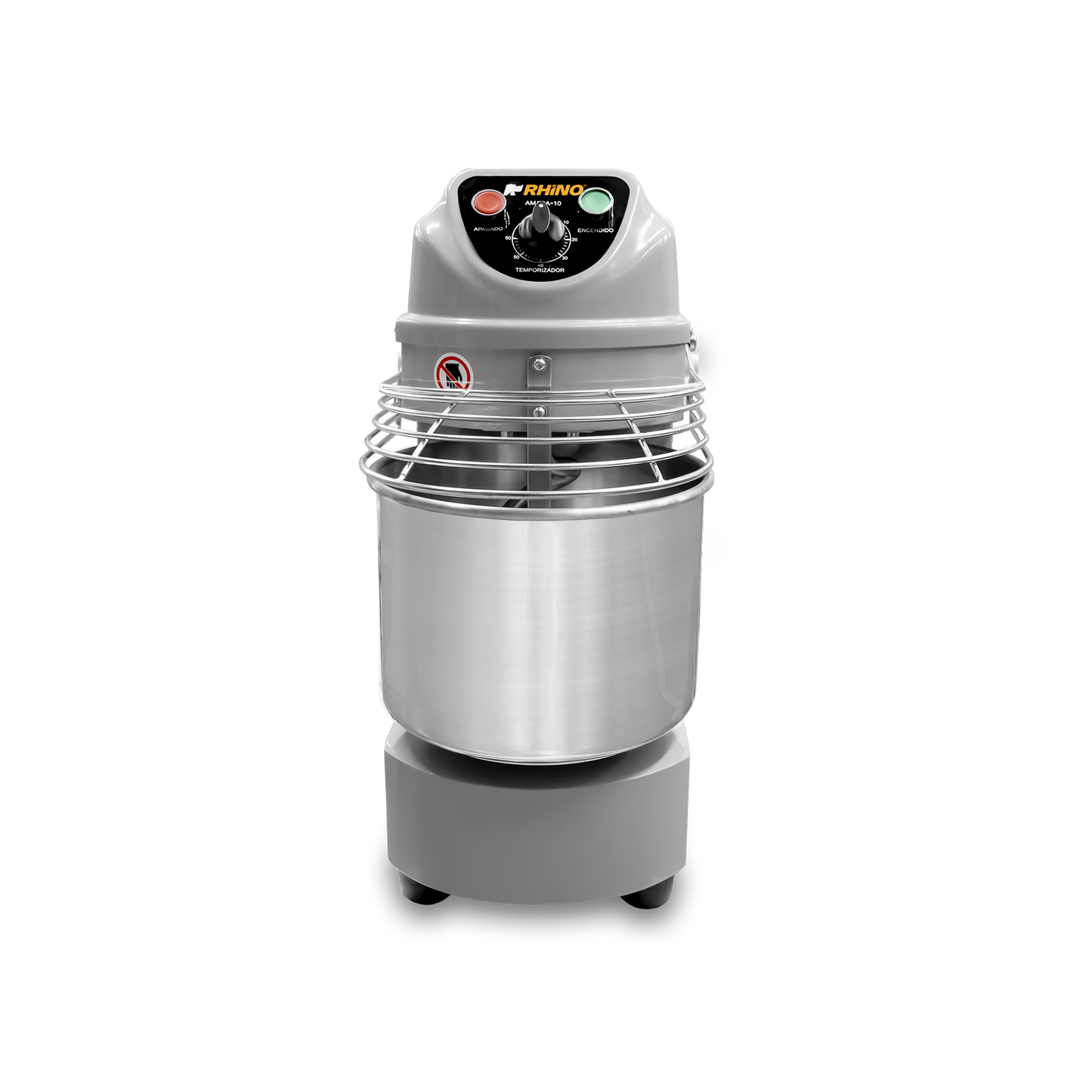 Amasadora Comercial Rhino AMASA 10 Litros 1 HP capacidad de amasado 4kg