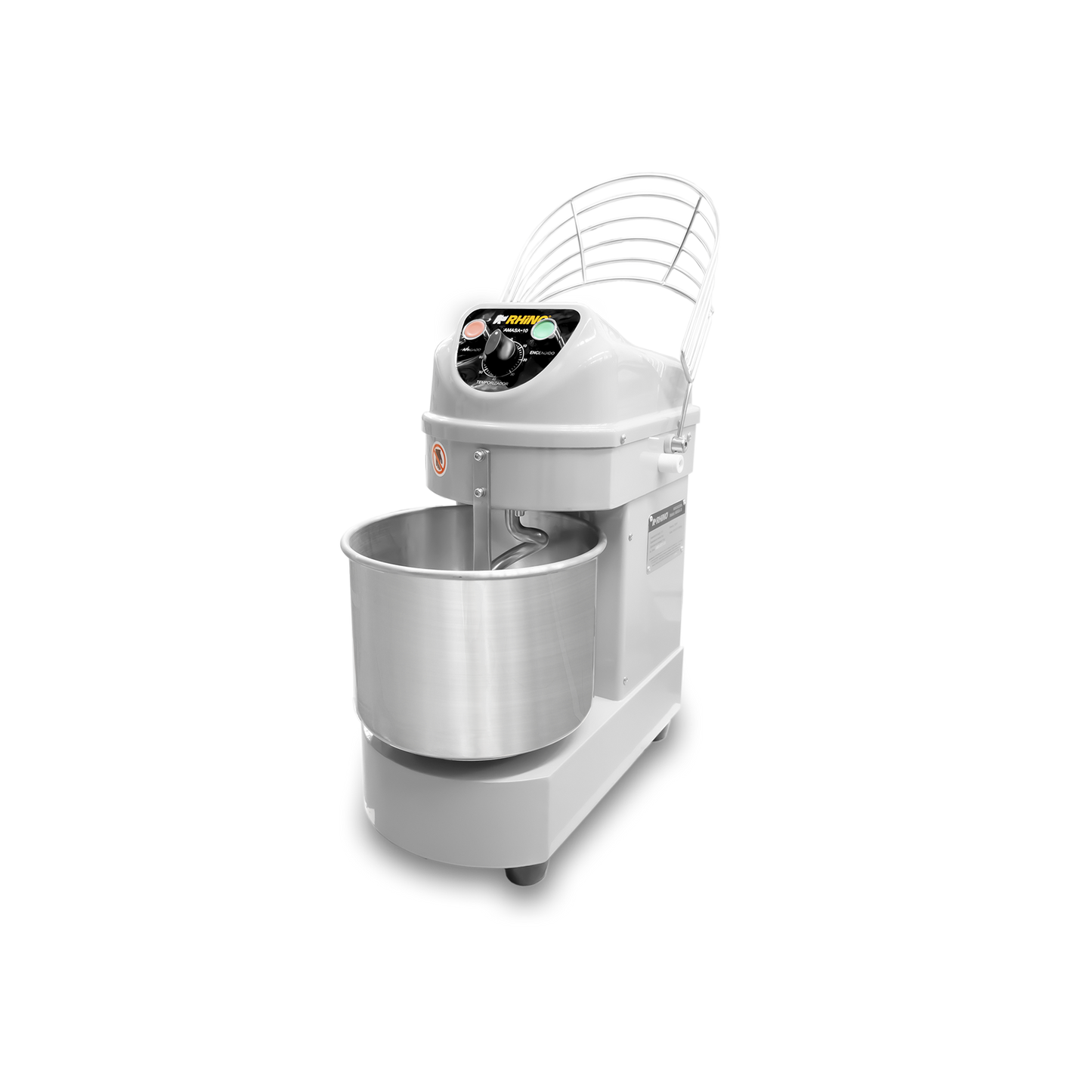 Amasadora Comercial Rhino AMASA 10 Litros 1 HP capacidad de amasado 4kg
