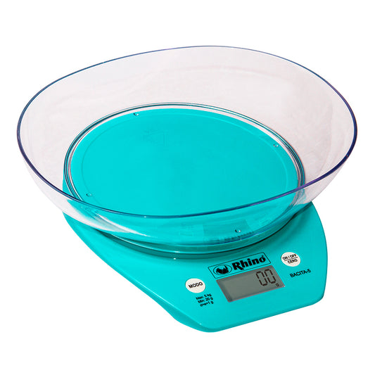 Bascula Digital Rhino para cocina con tazón 5kg/1g Bacita-5