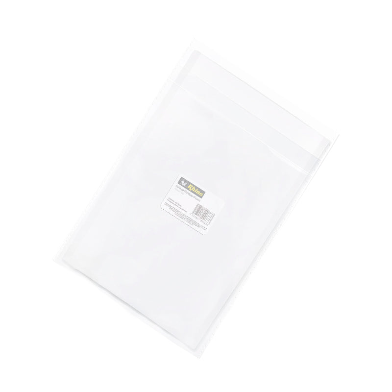 Paquete de 100 Bolsas para Empacado al Vacío Rhino Bovac33 Medidas 25 cm x 33 cm con Certificación FDA