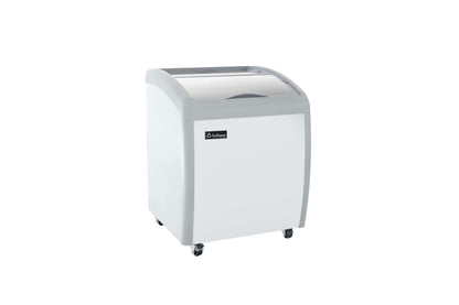 Congelador Paletero tapa cristal curvo IceHaus CHPC160 capacidad de 160 litros