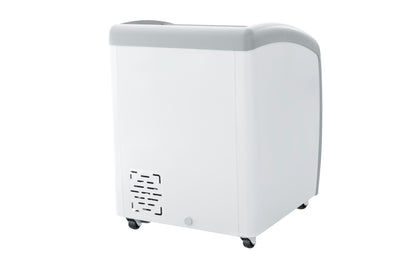 Congelador Paletero tapa cristal curvo IceHaus CHPC160 capacidad de 160 litros