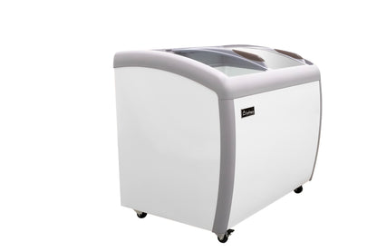 Congelador Paletero tapa cristal curvo IceHaus CHPC260 capacidad de 260 litros