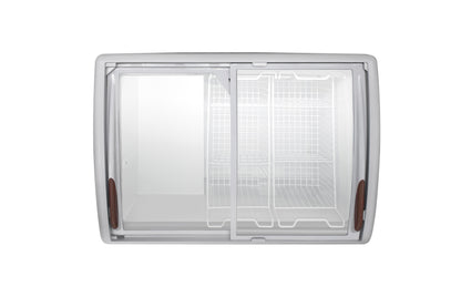 Congelador Paletero tapa cristal curvo IceHaus CHPC260 capacidad de 260 litros