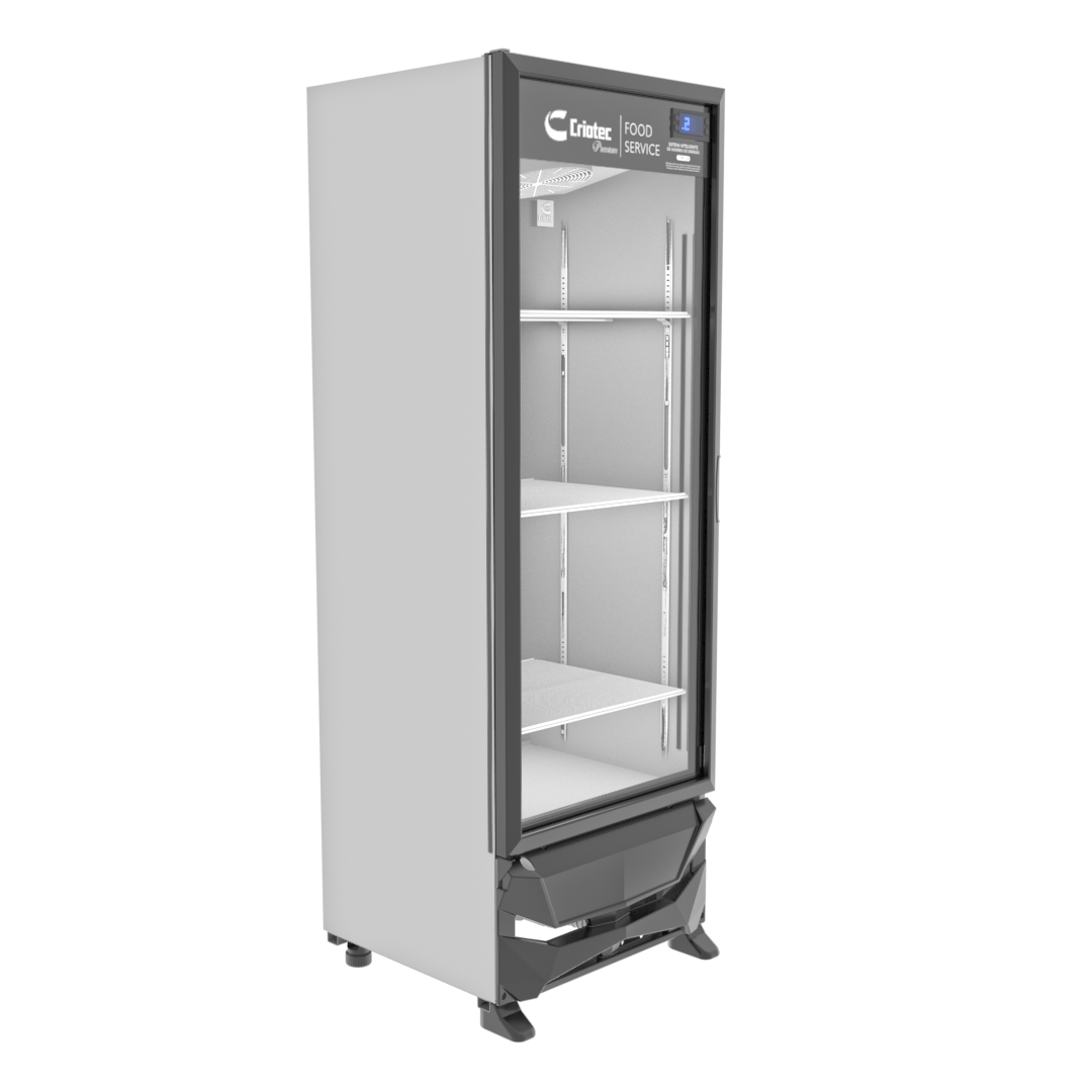 Refrigerador Comercial Vertical Criotec CFX-11 Exhibidor 11.11ft3 Gris