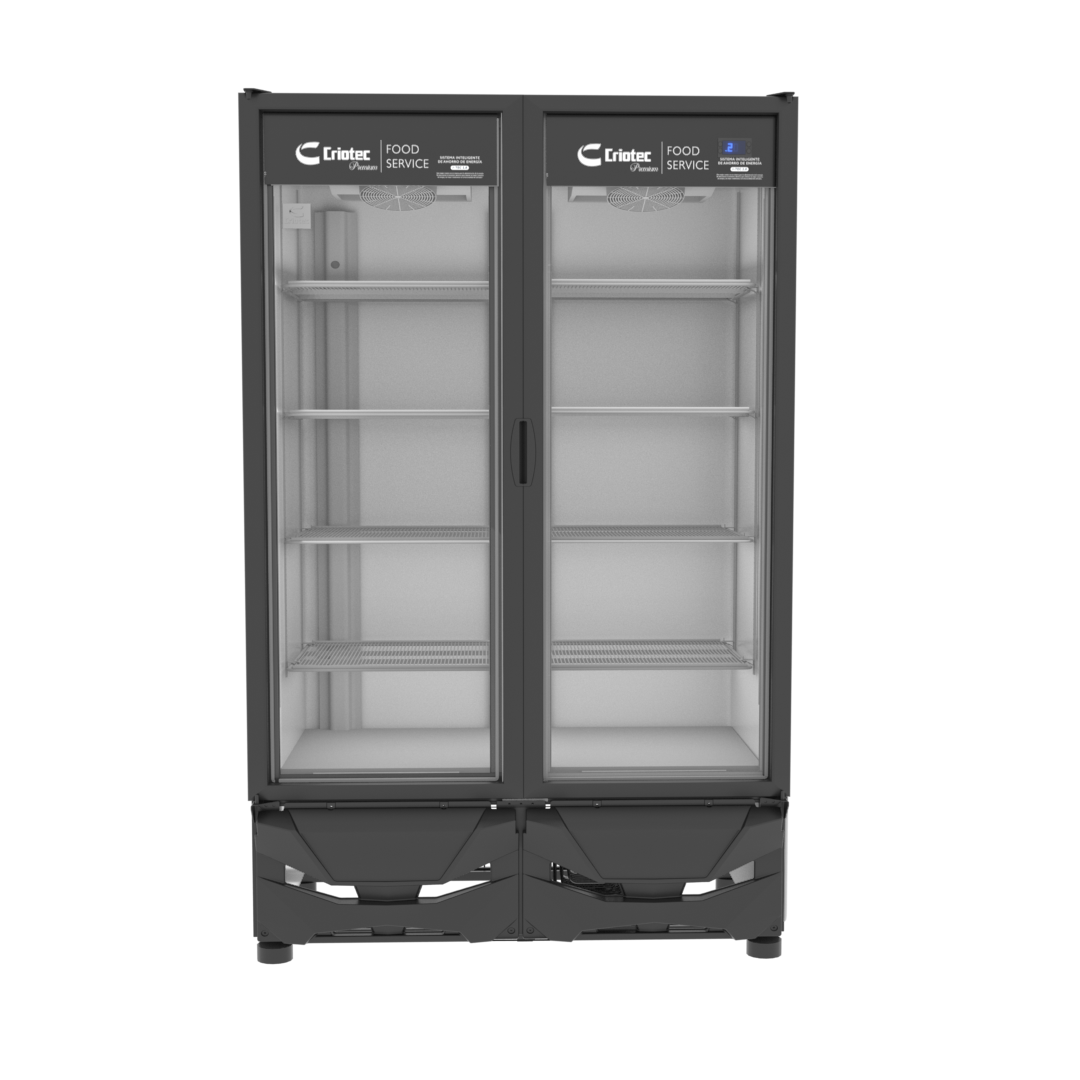 Refrigerador Exhibidor Comercial Vertical Criotec CFX-42 2 A 5°c 42ft3 Color Blanco