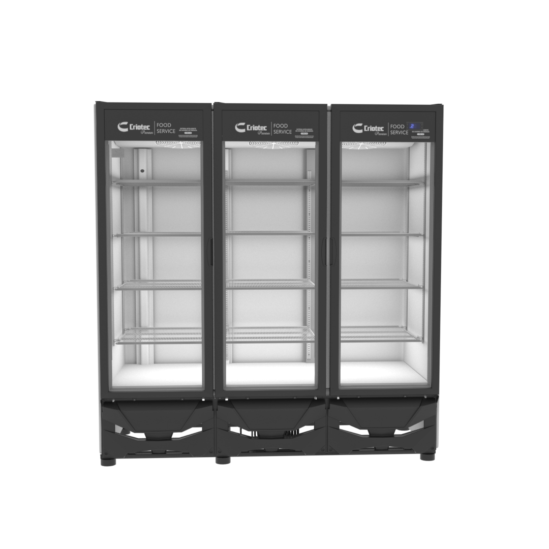 Refrigerador Exhibidor Comercial Vertical Criotec Cfx-64 2 A 5°c 64ft3 Color Blanco