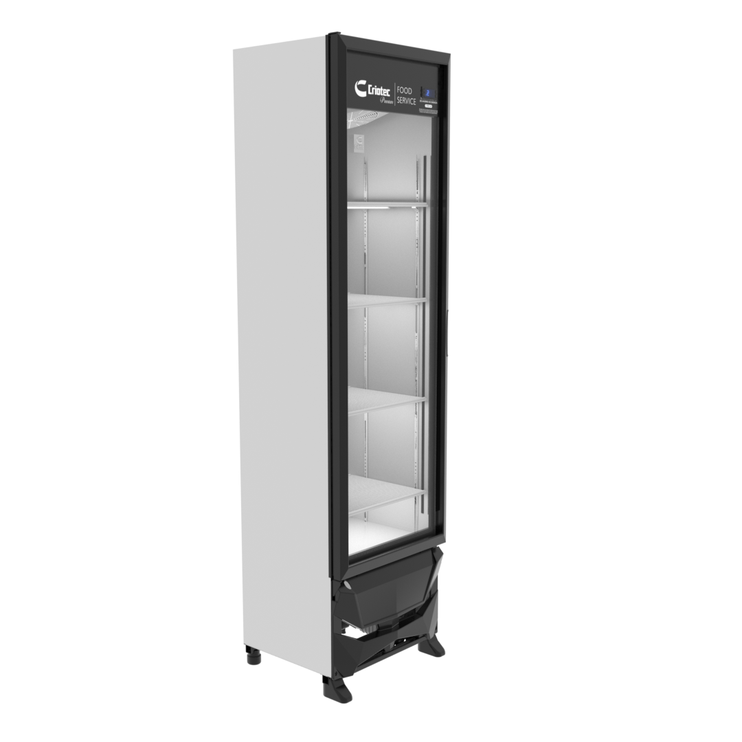 Refrigerador Comercial Vertical Exhibidor Criotec Cfx-11sl 11ft3 Color Blanco