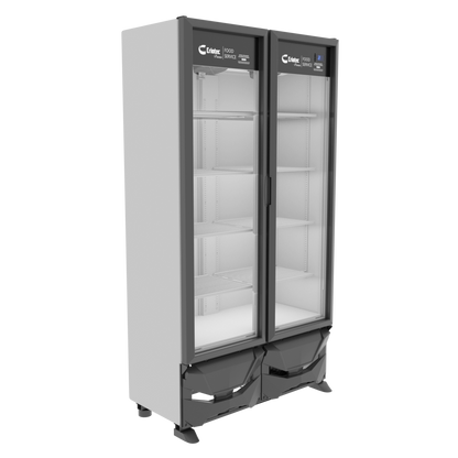 Refrigerador Exhibidor Comercial Vertical Criotec Cfx-24 2°C A 5°C 24ft3 Color Blanco