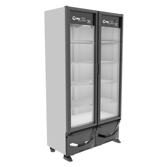 Refrigerador Exhibidor Comercial Vertical Criotec Cfx-24 2°C A 5°C 24ft3 Color Blanco