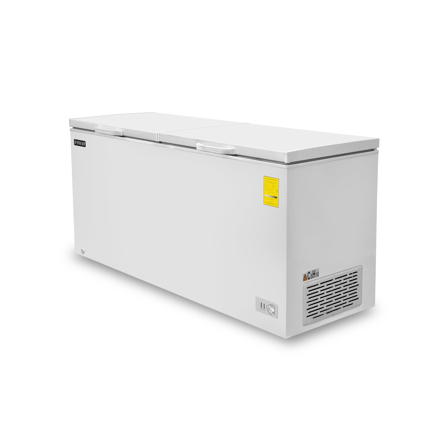 Congelador Horizontal Rhino Congeco25 Pies Temp Dual Gris