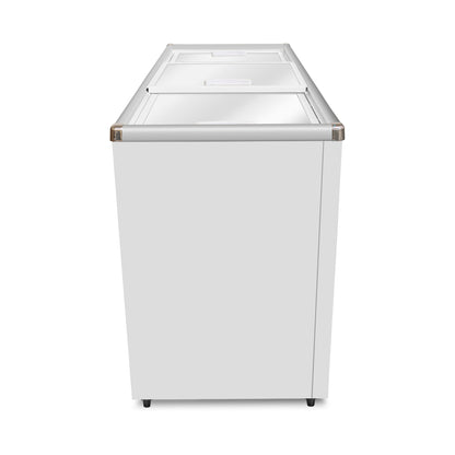Congelador Horizontal Rhino con Tapa de Cristal, Función Dual y 265L