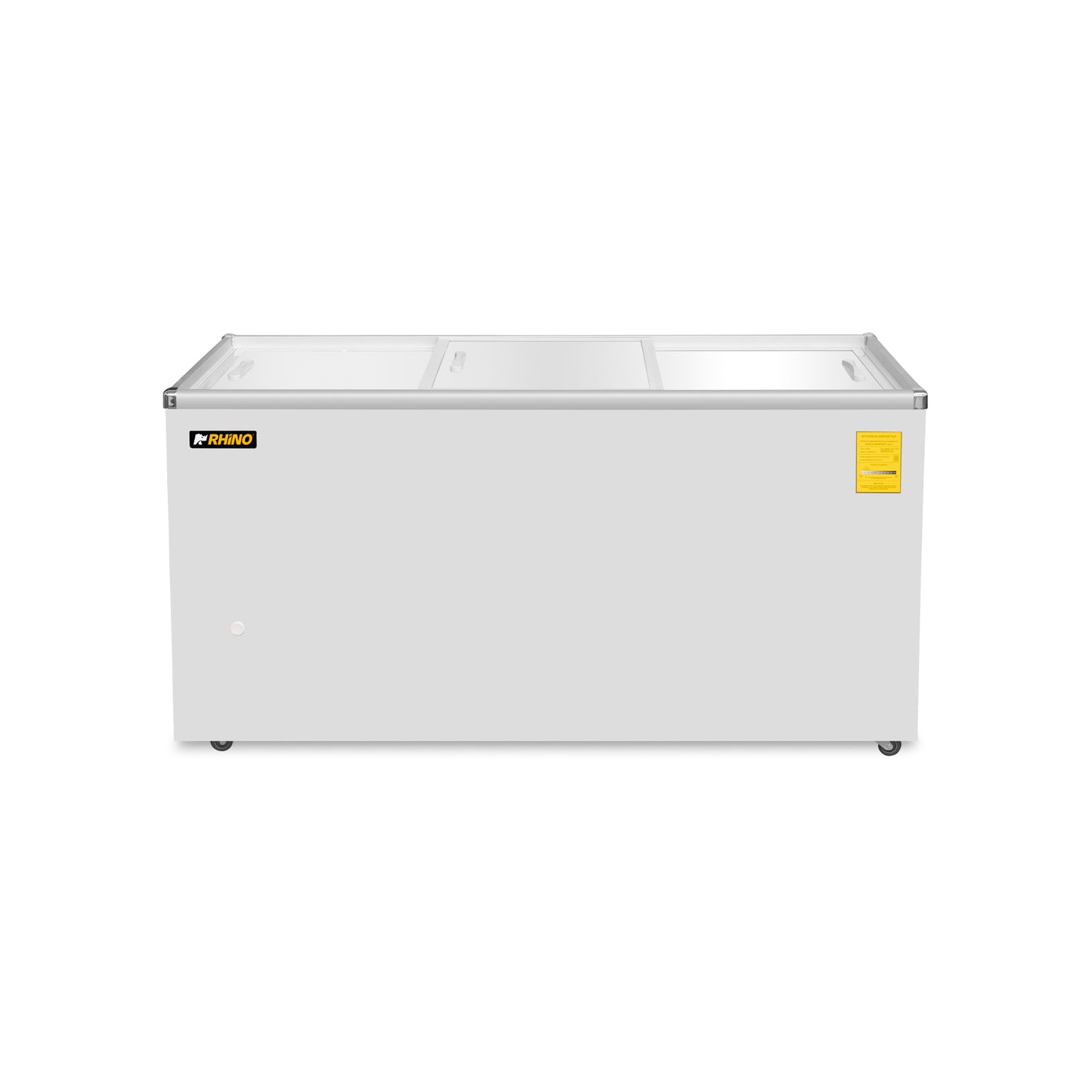 Congelador Horizontal Rhino con Tapa de Cristal, Función Dual y 265L