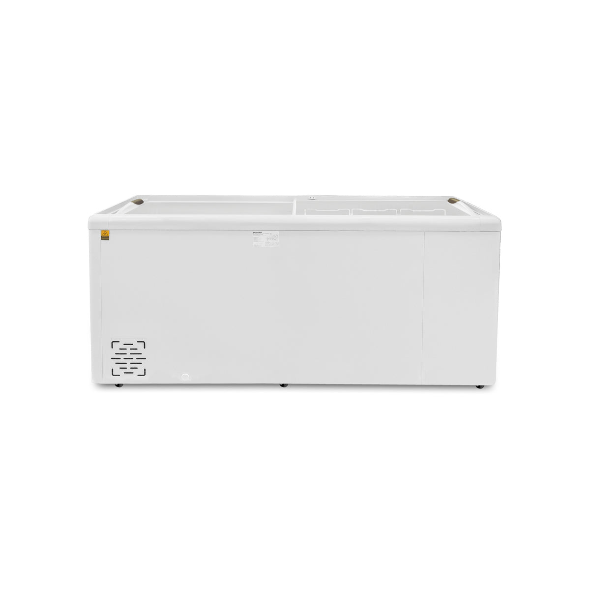 Congelador Horizontal Rhino 450L, Doble Función, Con Tapa De Cristal Y 3 Canastillas