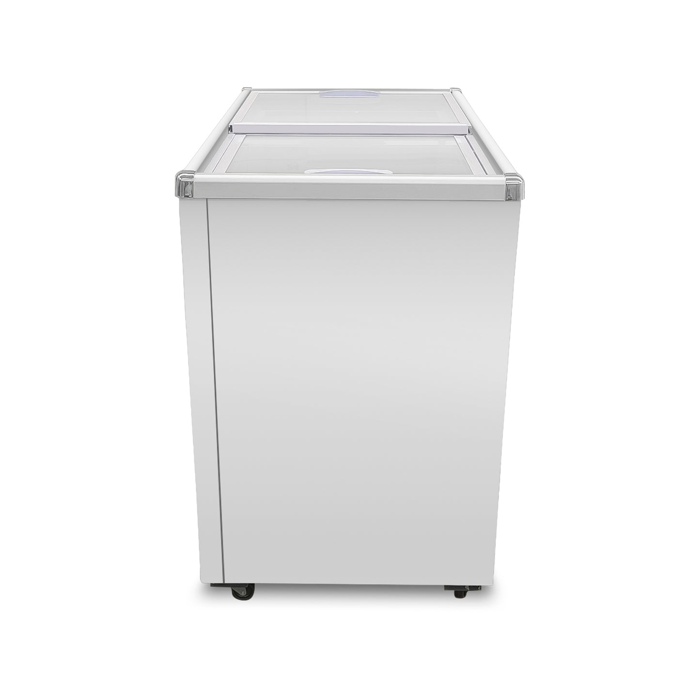 Congelador Horizontal Rhino de 161L con Tapa de Cristal y Función Dual
