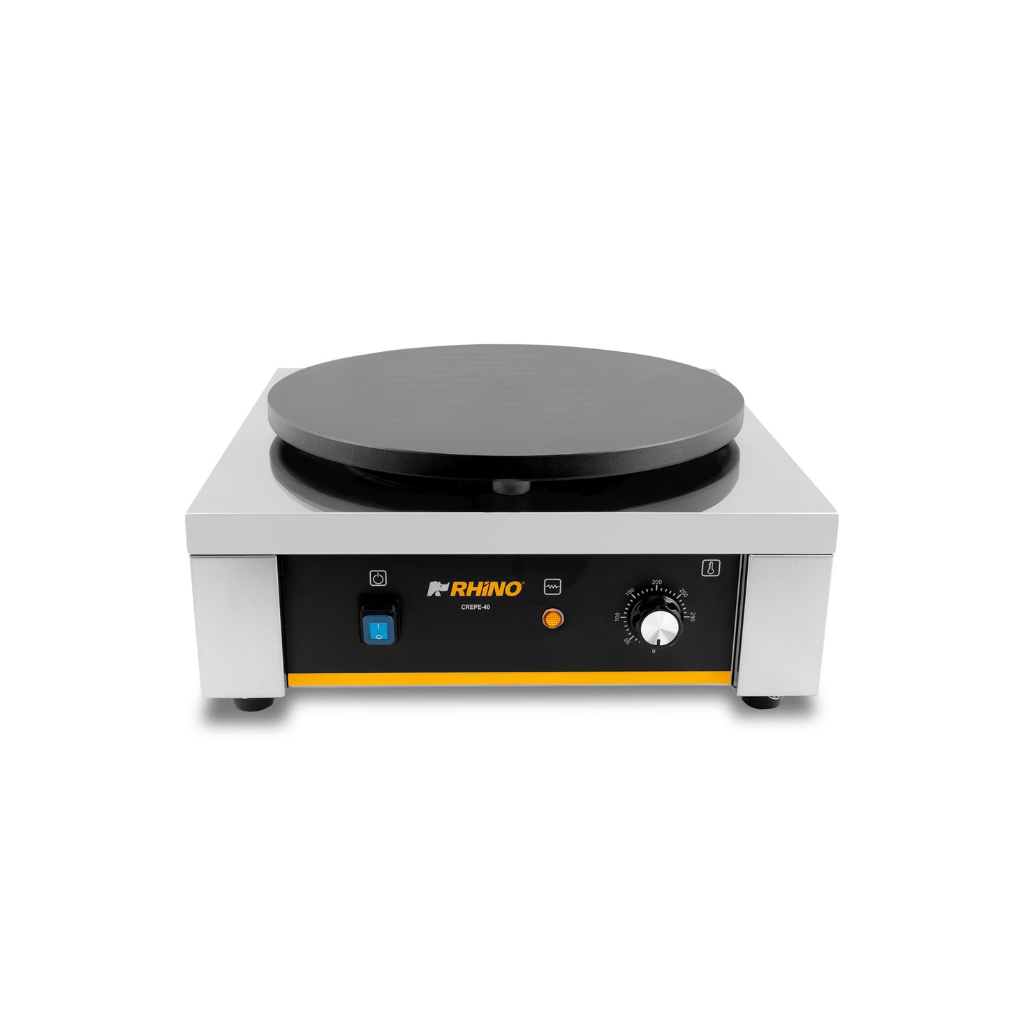 Crepera Eléctrica Rhino 2000w Con Teflón Antiadherente 40cm