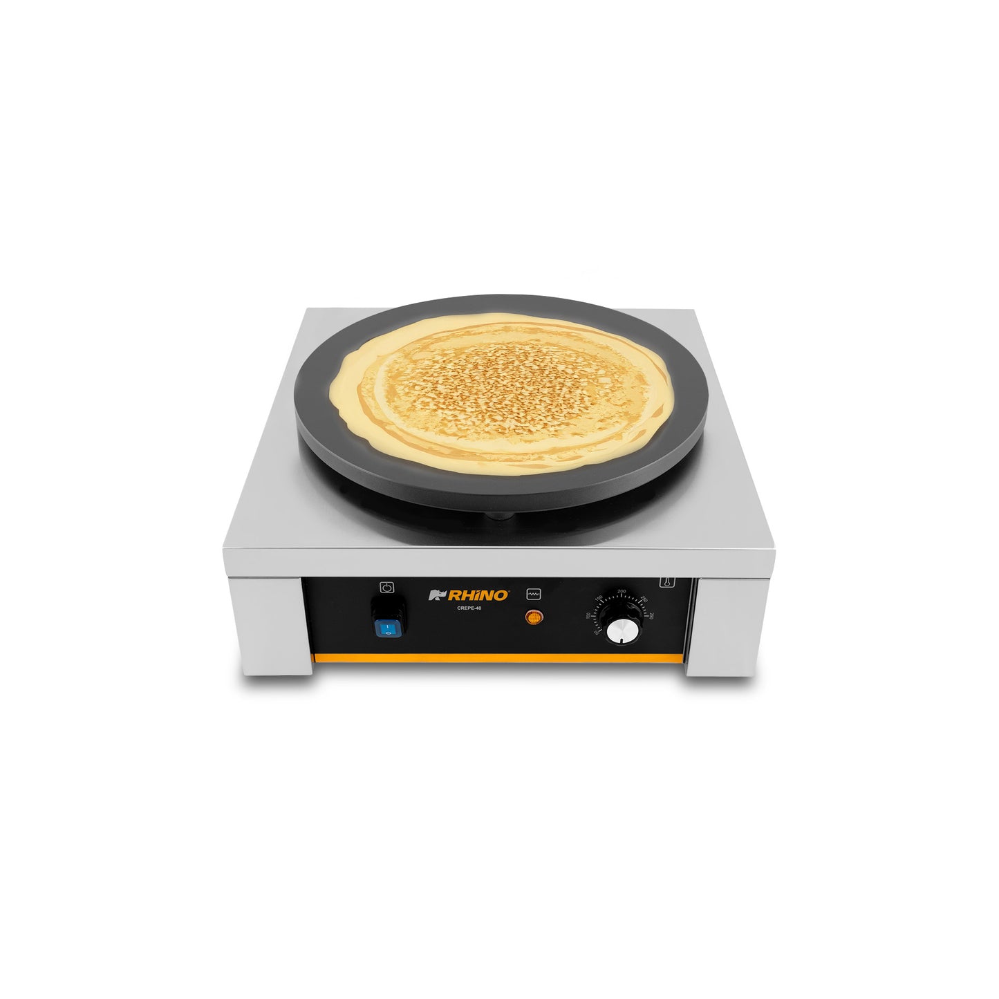 Crepera Eléctrica Rhino 2000w Con Teflón Antiadherente 40cm