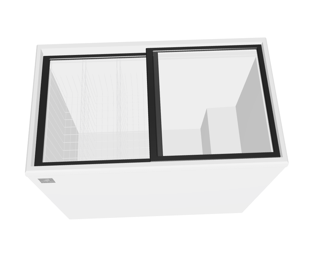 Congelador Paletero Exhibidor Criotec 8ft3 puerta de cristal Cch-08 -18°c A -24°c