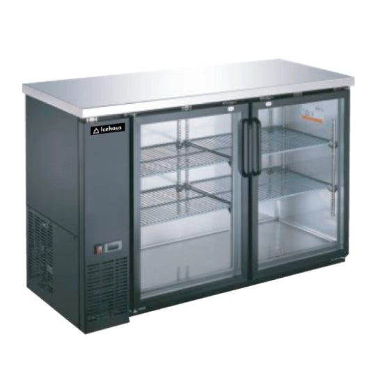 Refrigerador comercial bajo barra Icehaus 2 puertas rango de temperatura 0° a 4°C 110V