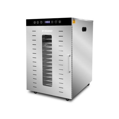 Deshidratador de Alimentos Rhino 16 Charolas 40x38cm Desali-16 1350W