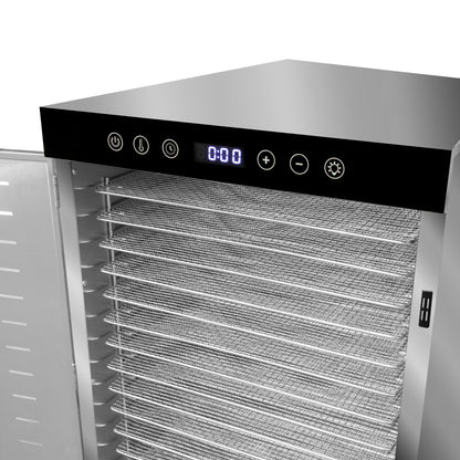 Deshidratador de Alimentos Rhino 16 Charolas 40x38cm Desali-16 1350W