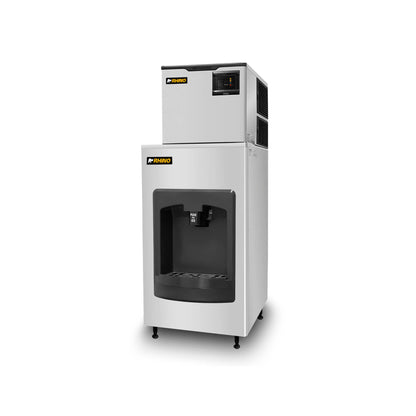 Dispensador De Hielo Comercial Rhino Capacidad de DISHI60Kg Salida Rápida 5 Kg/min