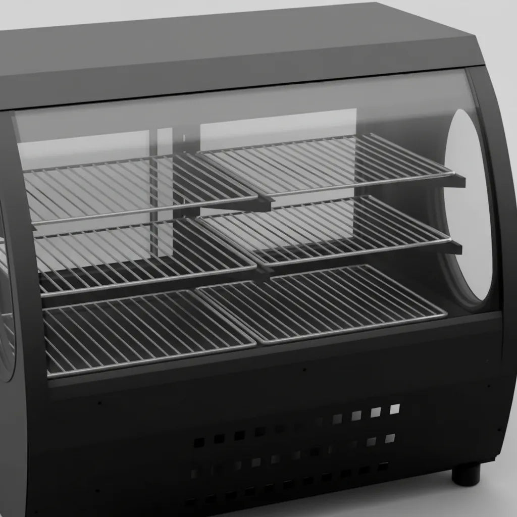 Vitrina Refrigerada Criotec Vcc-120 Cristal Curvo Pastelera 0°C A 10°c