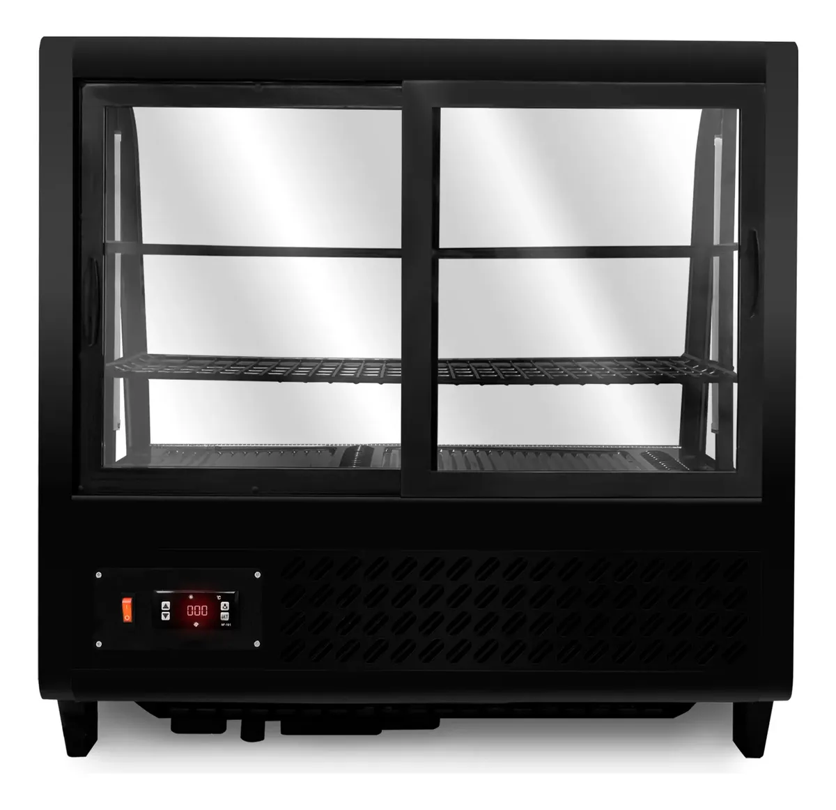 Rhino Vitrina Refrigerada De Mostrador Viremo100 76L  rango temperatura 0°C A 10°C 120V