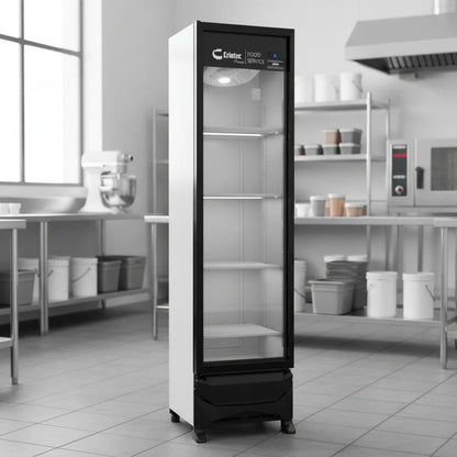 Refrigerador Comercial Vertical Exhibidor Criotec Cfx-11sl 11ft3 Color Blanco