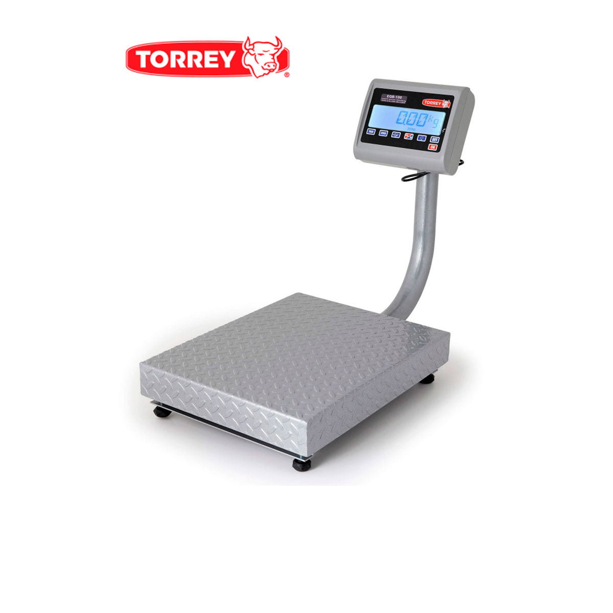 Báscula Digital plataforma Torrey EQB-100 100 kg 20g precisión Batería recargable