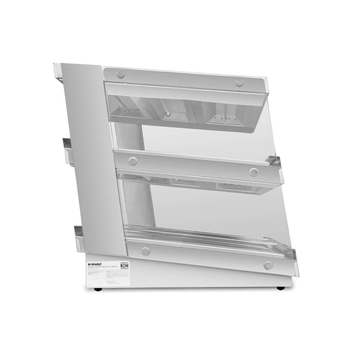 Vitrina Exhibidora Caliente Rhino De Mostrador Excal-87 30°C a 90°C
