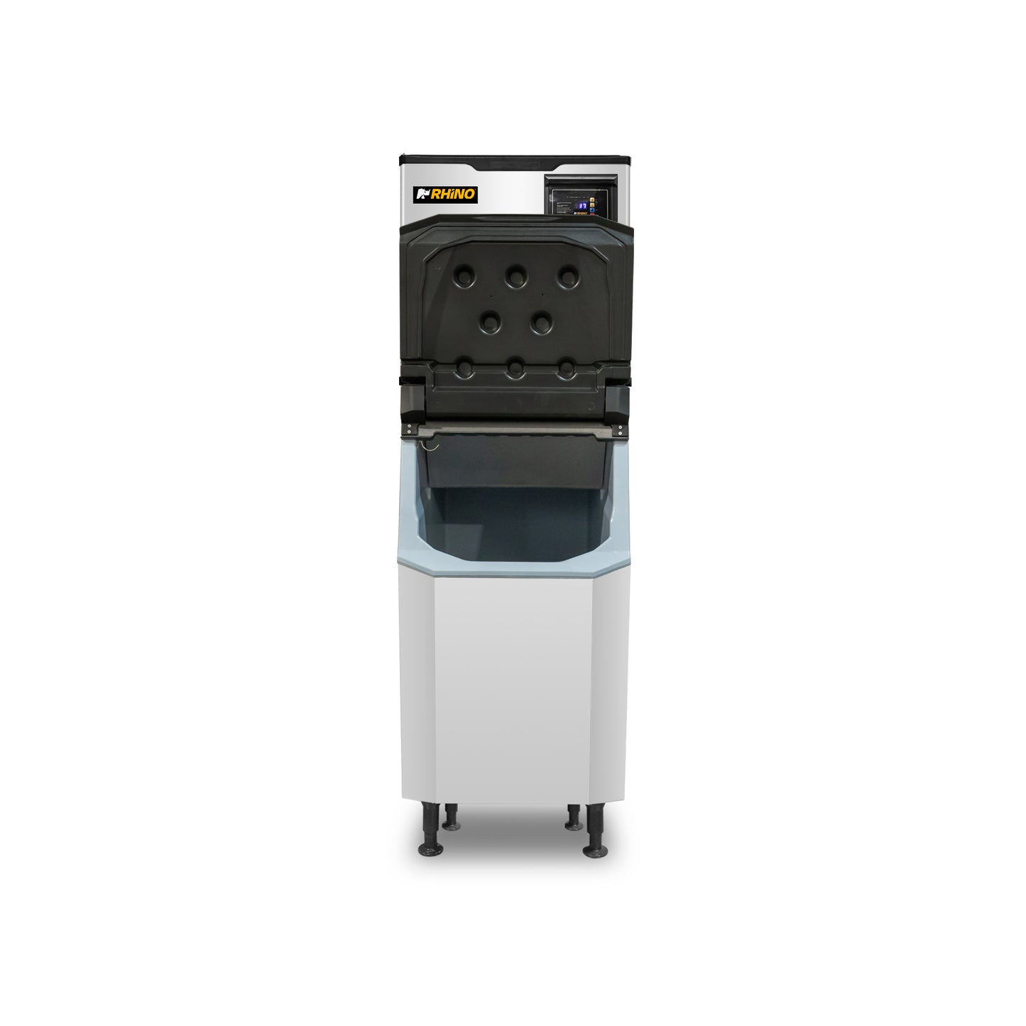 Fábrica De Hielo En Cubo Rhino Fahiel-160 Capacidad de Producción 160Kg Depósito de 140Kg