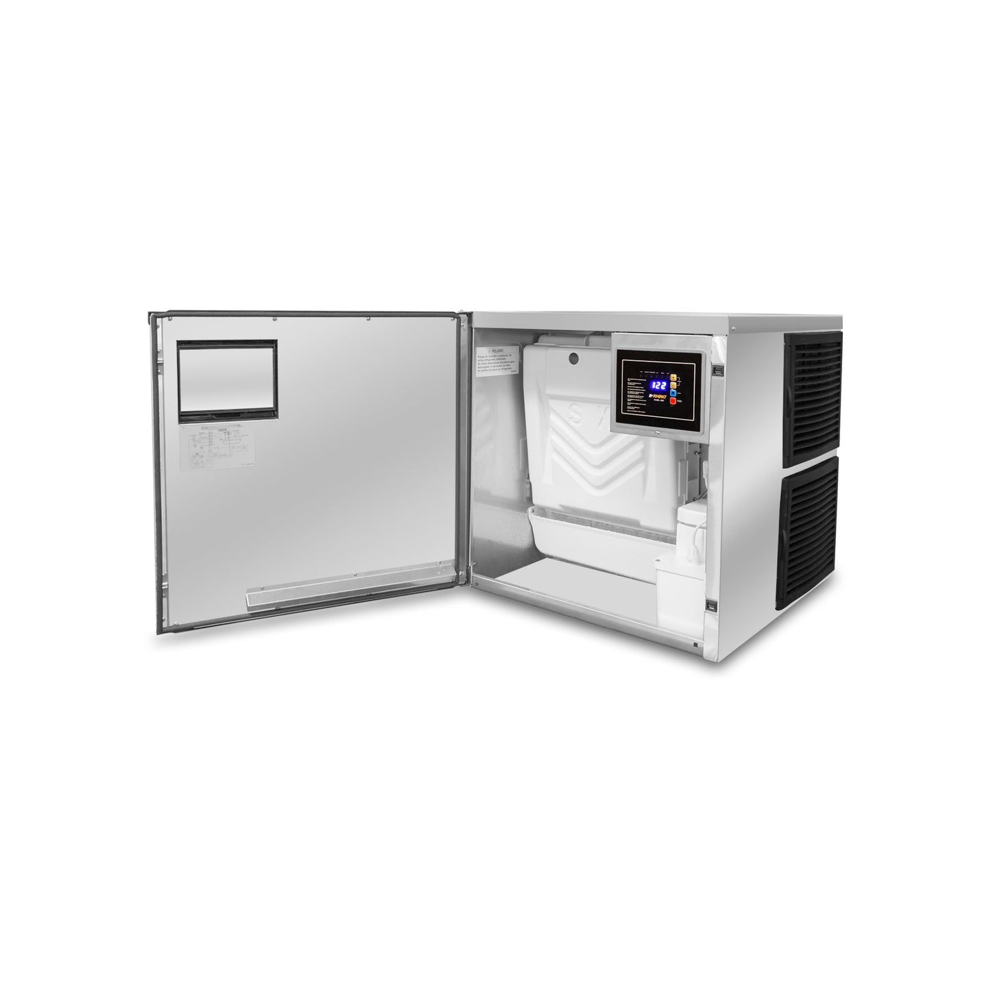 Fábrica De Hielo En Cubo Rhino Fahiel-160 Capacidad de Producción 160Kg Depósito de 140Kg