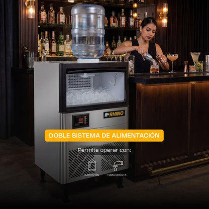 Fábrica Multifuncional De Hielo En Cubo Rhino Fahiel-40 36kg/día