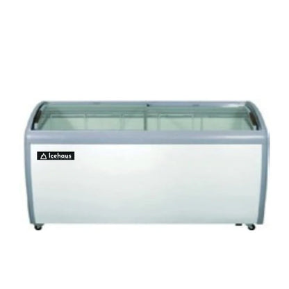 Congelador Paletero tapa cristal curvo IceHaus CHPC560 capacidad de 560 litros