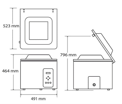 Torrey Empacadora Al Vacio EVD-20P 3 Programas Acero Inoxidable