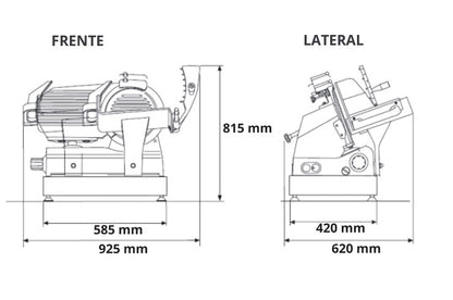 Rebanadora Automática Torrey ART-350 Cuchilla De 350mm