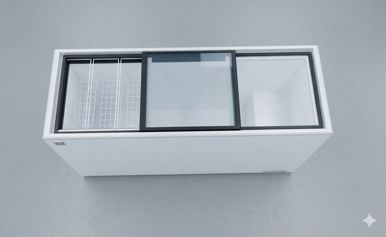 Congelador Paletero Exhibidor Criotec 15ft3 puerta de Cristal Cch-15 -18°c Y -22°c