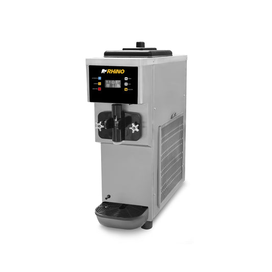 Máquina de Helado Suave Rhino 10L/h Sobremesa HELA-10 Un Solo Sabor