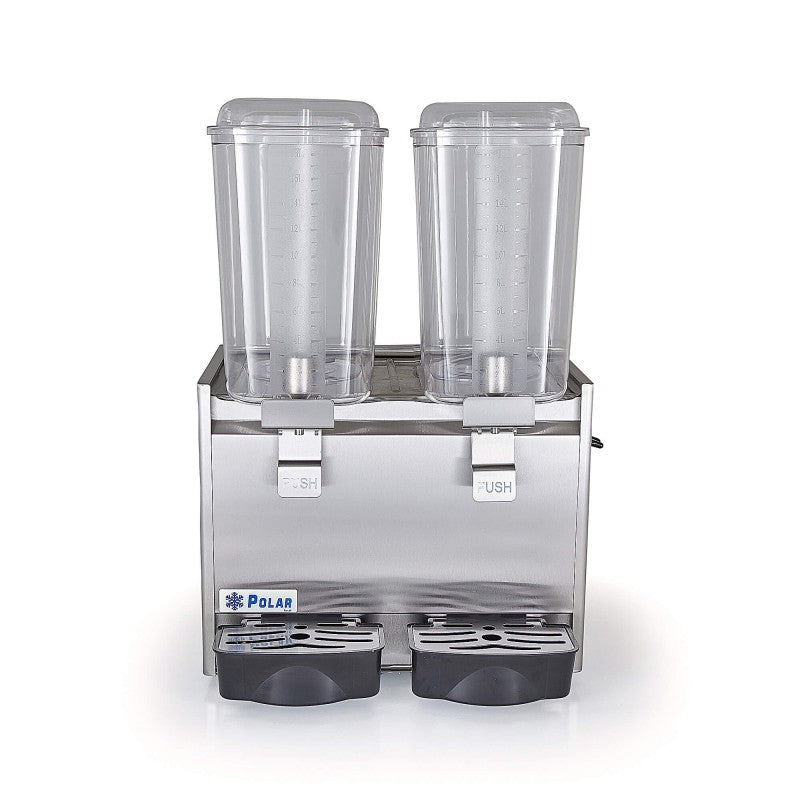 Despachador Enfriador Bebidas Polar DB-18x2, 2 Espacios x 18 Litros