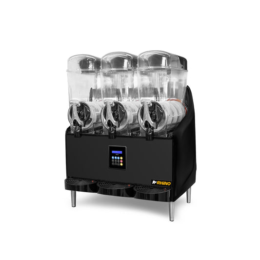 Máquina Granizadora Comercial Rhino Magra-3TX 3tanques de 12L c/u