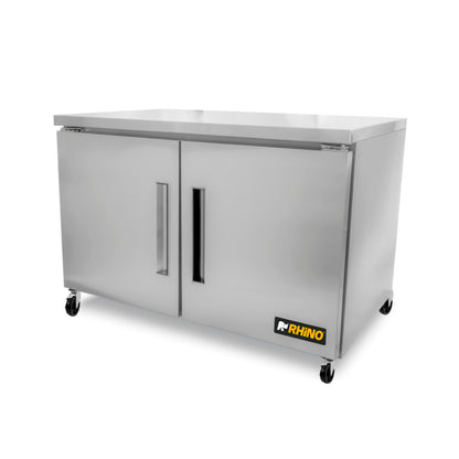 Mesa Refrigerada Bajo Barra Rhino Merbaj48 1/4hp 0 A 4°c
