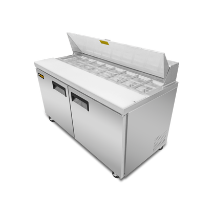MESAREFRIGERADA DE ACERO INOXIDABLE PARA PREPARACIO RHINO MERSAL60