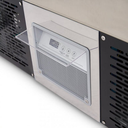 Vitrina Full Glass Vidrio Curvo Panorámica 225 lt 120 cm Torrey VFG-120C