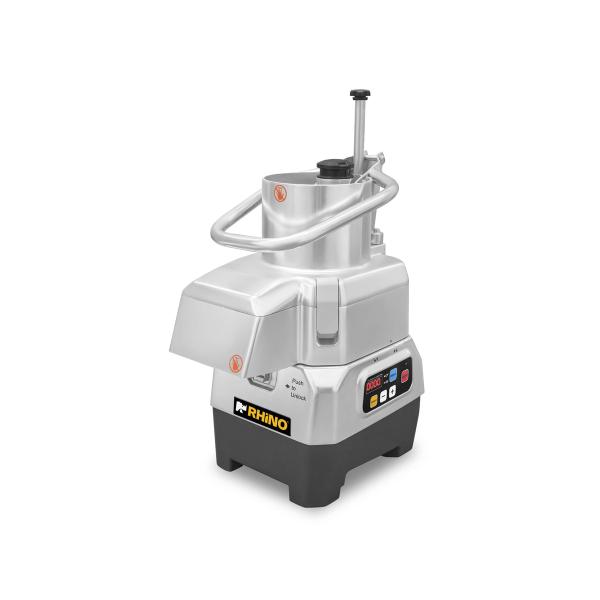 Procesador De Alimentos Rhino Proco-1500 Con 1500 W Y 5 Discos Para Picar, Rallar, Rebanar y Triturar