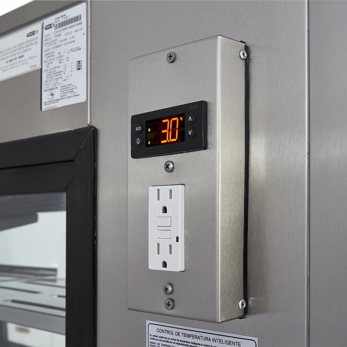Vitrina Refrigerada Carnicera Torrey TEM200C Rango de Temperatura de - 5° a 0°C Acero Inoxidable