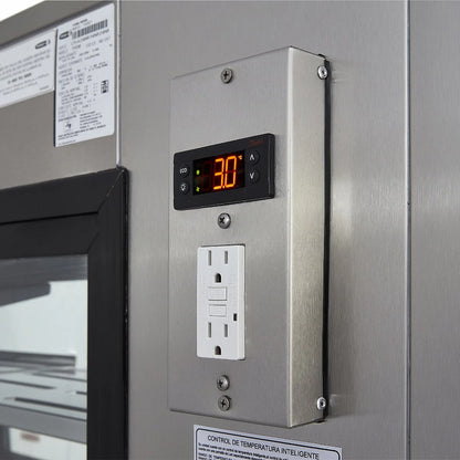 Vitrina Refrigerada Carnicera Torrey TEM200C Rango de Temperatura de - 5° a 0°C Acero Inoxidable