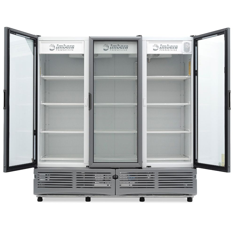 Refrigerador Comercial Refresquero Vertical Imbera G372 72 Pies 3 Puertas 110V